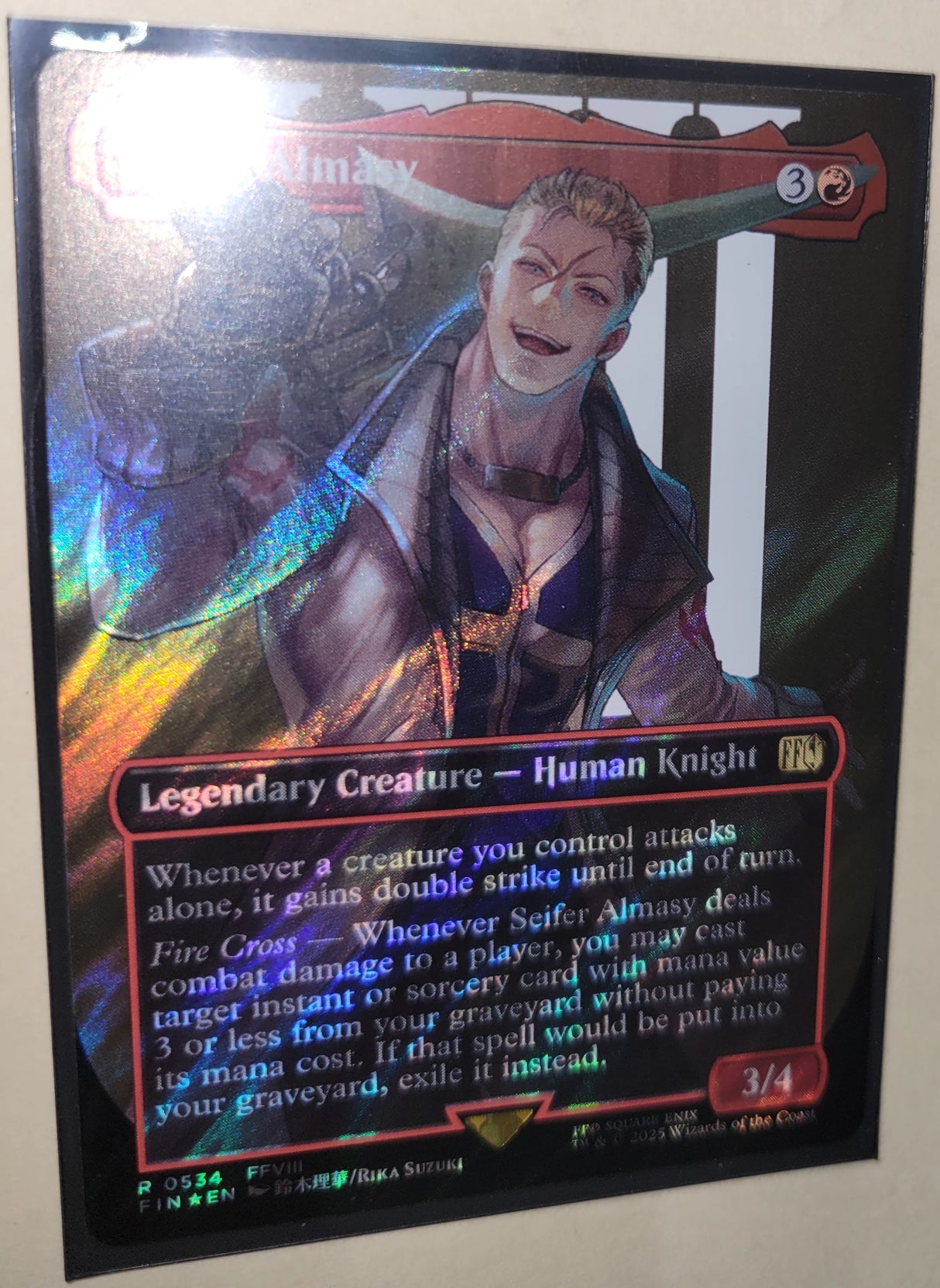 Seifer Almasy/サイファー・アルマシー 英語版 拡張アート foil Seifer Seifer Almasy/サイファー・アルマシー 英語版 拡張アート foil Seifer