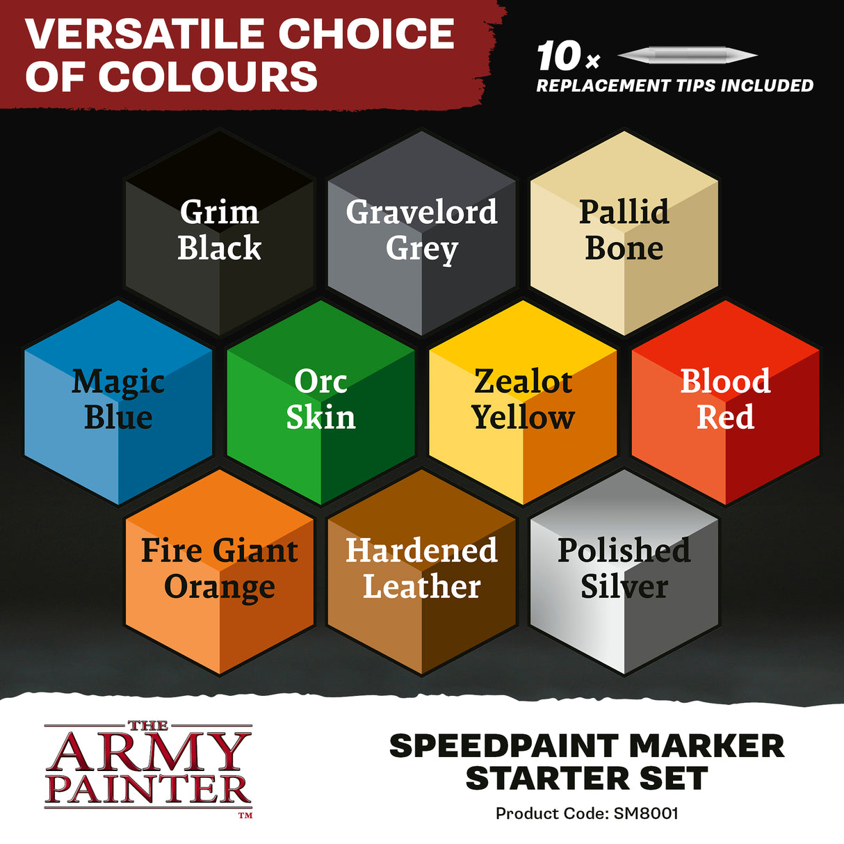 Speedpaint Markers Starter Set (10 markers)