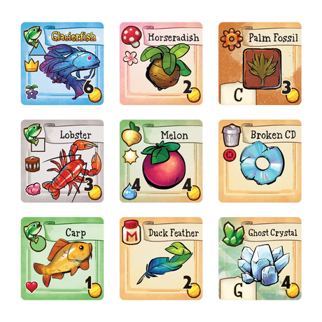 Stardew Valley Boardgame collection bundles and achievement cards