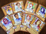 Stardew Valley Boardgame character standees and villager tokens