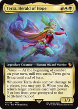 Terra, Herald of Hope Borderless - MTG Final Fantasy 186 NM