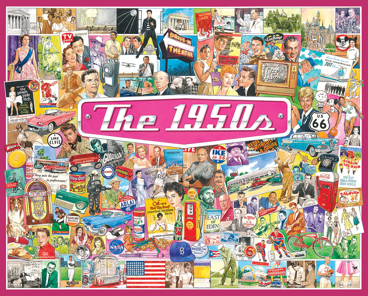 The 1950's - 1000 Piece Jigsaw Puzzle White Mountain