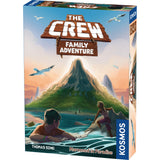 The Crew: Family Adventure Marooned in Paradise board game box contents and player pieces