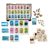 The Crew: Family Adventure Marooned in Paradise board game components and cards