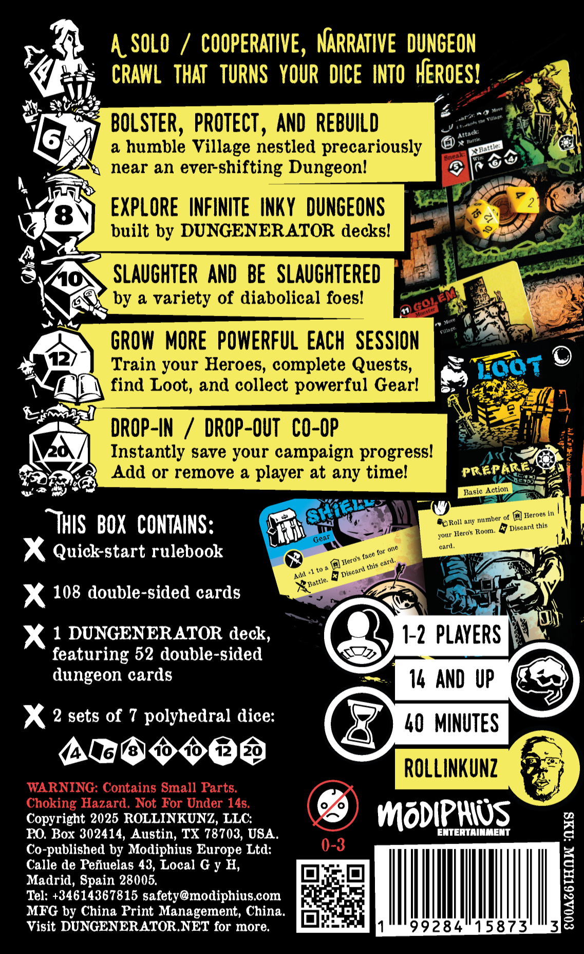 The Dungenerator: Die in a Dungeon