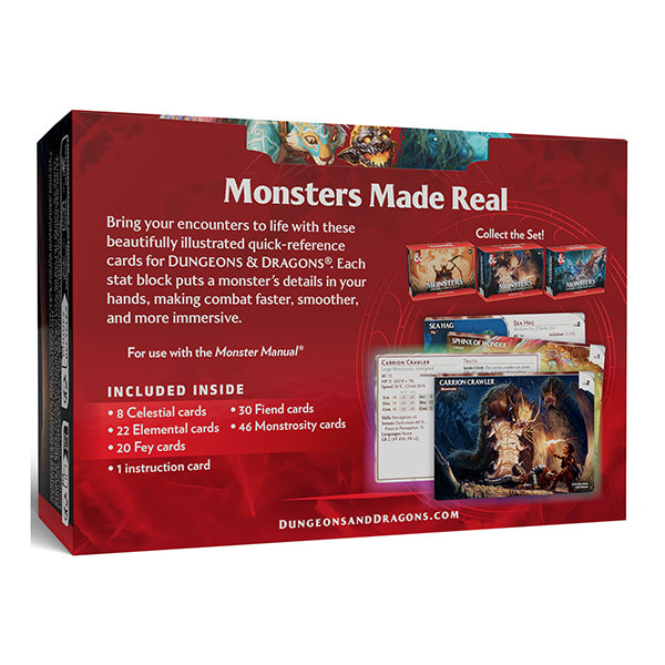 D&D 5e: Reference Cards - Trove Monsters - Mystical And Menacing