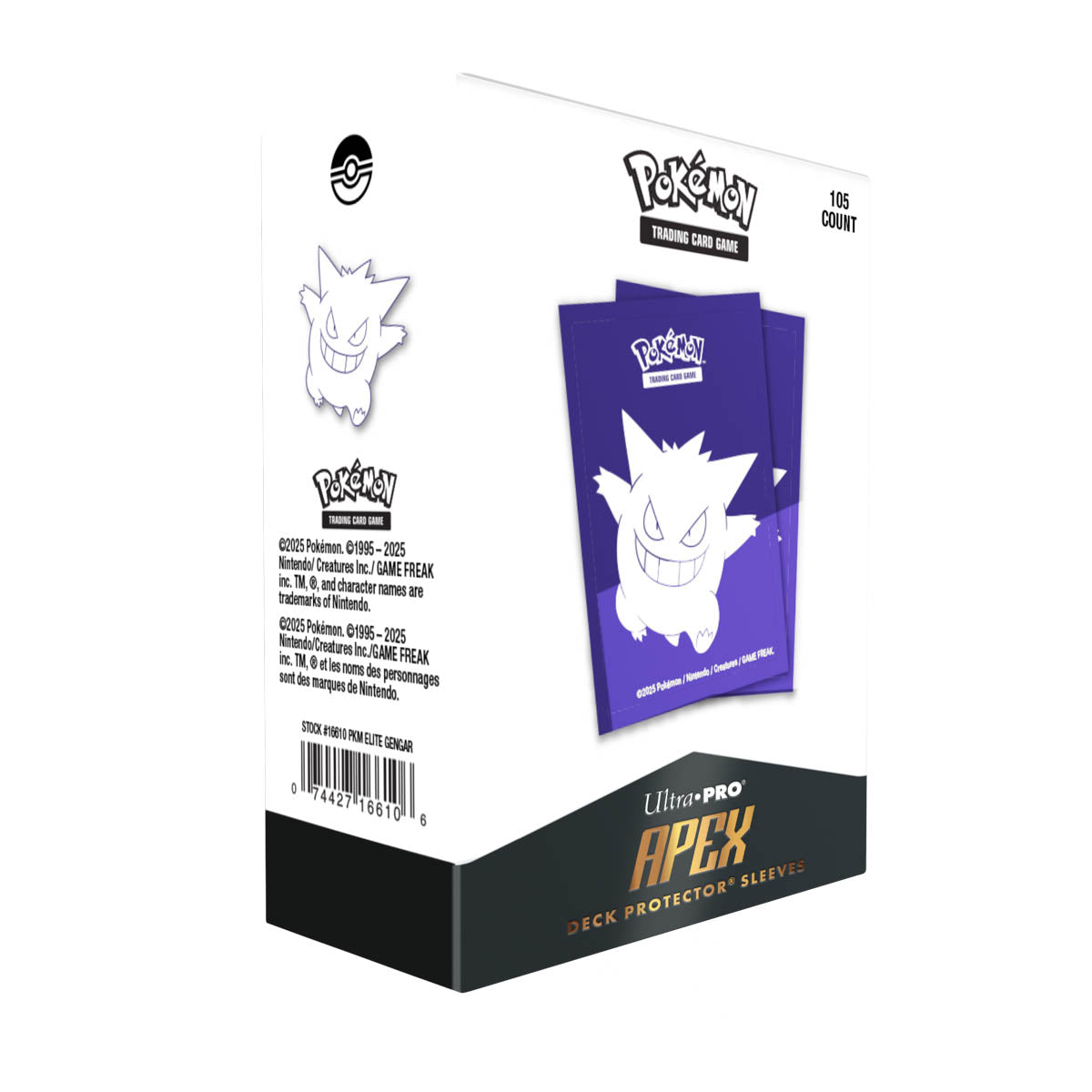 Ultra Pro Apex Sleeves Pokemon Elite Series Gengar | Elderwoods