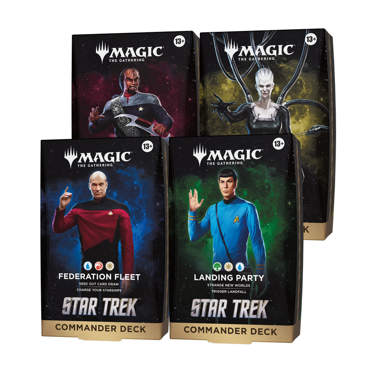 Magic: The Gathering - Star Trek Commander Deck Carton (4ct, 4x1) (Pre-Order)