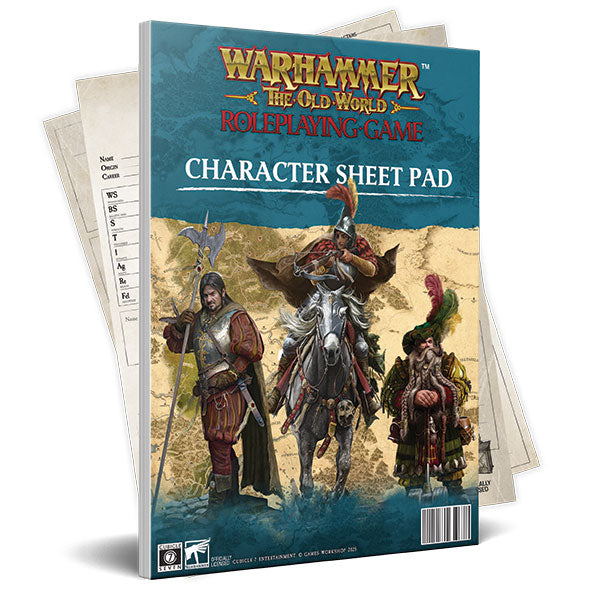 Warhammer The Old World RPG: Character Sheet Pad