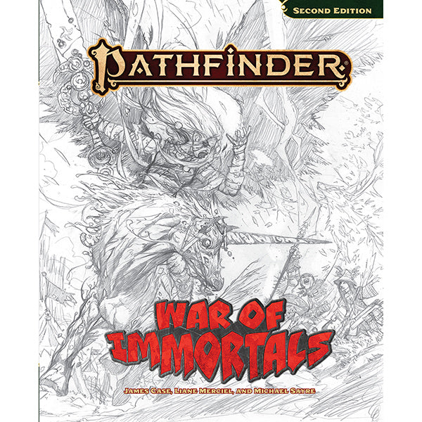 Pathfinder RPG 2e: War of Immortals (Sketch Cover)