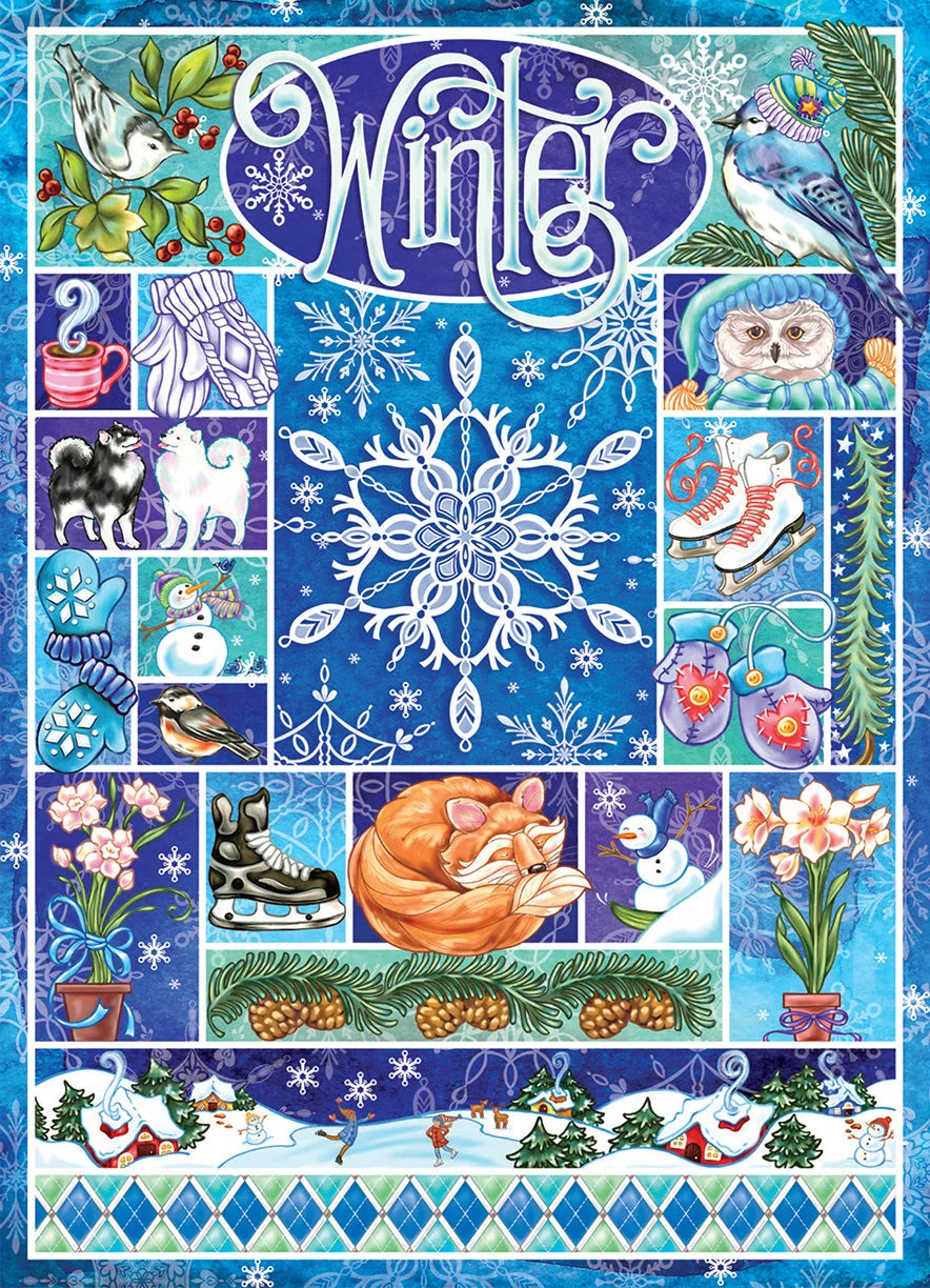 Winter Bliss - 500pc Puzzle Twist