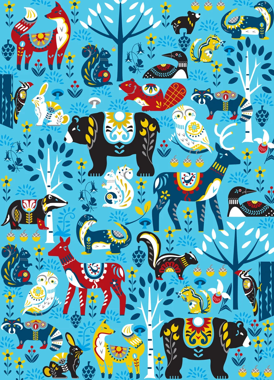 Woodland Dalas - 1000pc Puzzle Twist