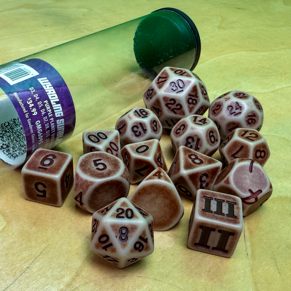 DCC Dice: Wyrdling Sunbleached Bone Dice Set