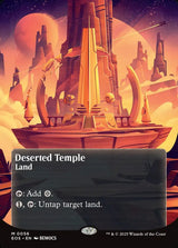 Deserted Temple Borderless - MTG Edge of Eternities: Stellar Sights 56 NM