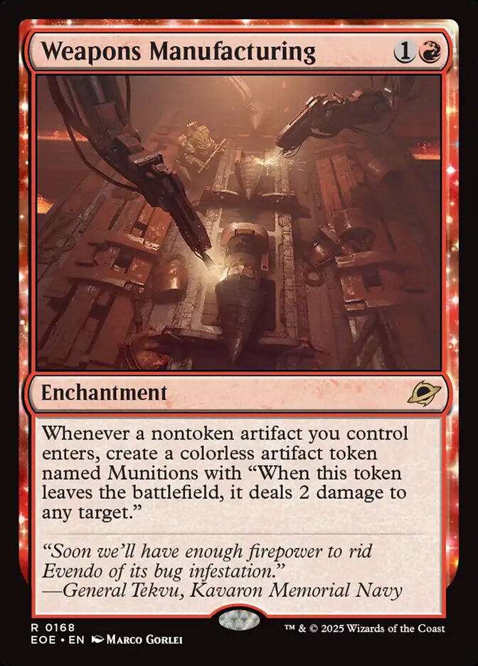Weapons Manufacturing - MTG Edge of Eternities 168 NM