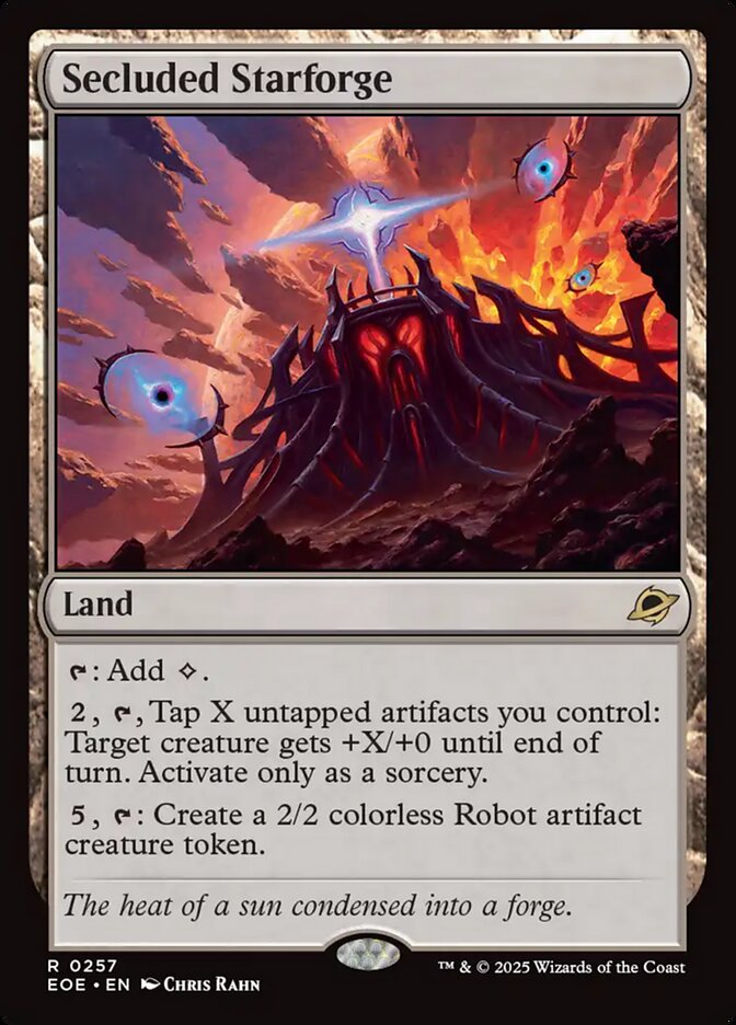Secluded Starforge - MTG Edge of Eternities 257 NM
