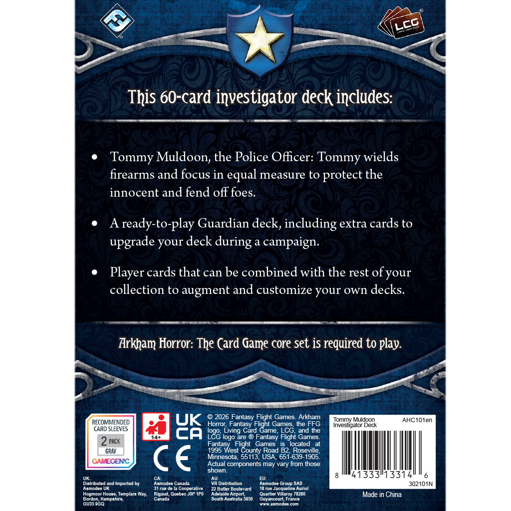 Arkham Horror: TCG - Tommy Muldoon Investigator Deck