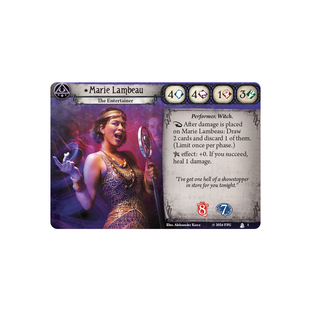 Arkham Horror: TCG - Marie Lambeau Investigator Deck