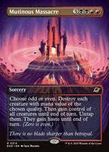 Mutinous Massacre Borderless - MTG Edge of Eternities 314 NM