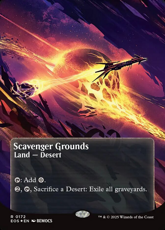 Scavenger Grounds Borderless Galaxy Foil - MTG Edge of Eternities: Stellar Sights 172 NM