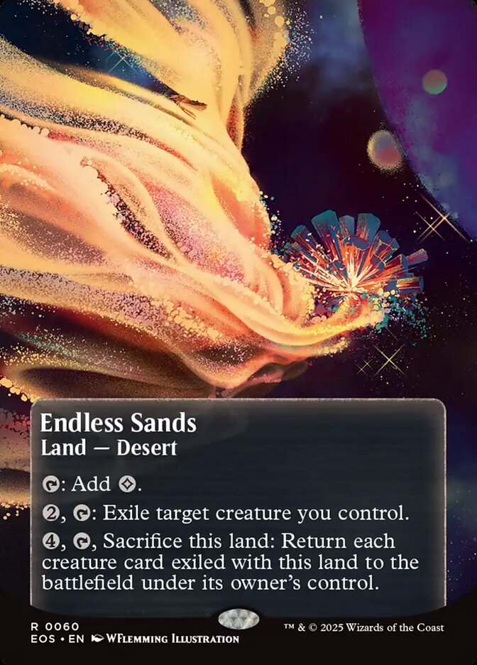 Endless Sands Borderless - MTG Edge of Eternities: Stellar Sights 60 NM