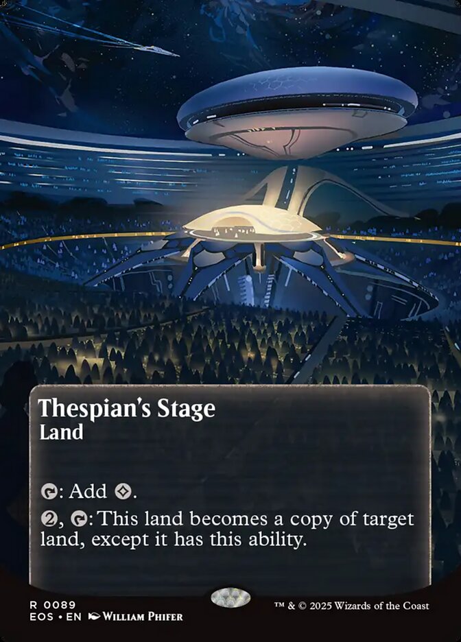 Thespian's Stage Borderless - MTG Edge of Eternities: Stellar Sights 89 NM