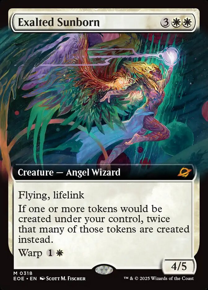 Exalted Sunborn Extended Art - MTG Edge of Eternities 318 NM