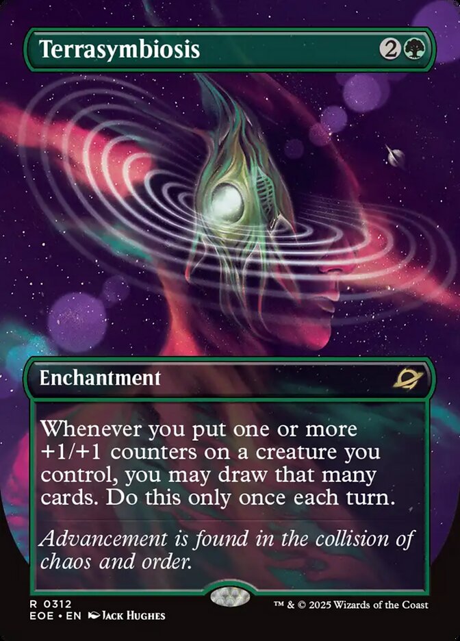 Terrasymbiosis Borderless - MTG Edge of Eternities 312 NM