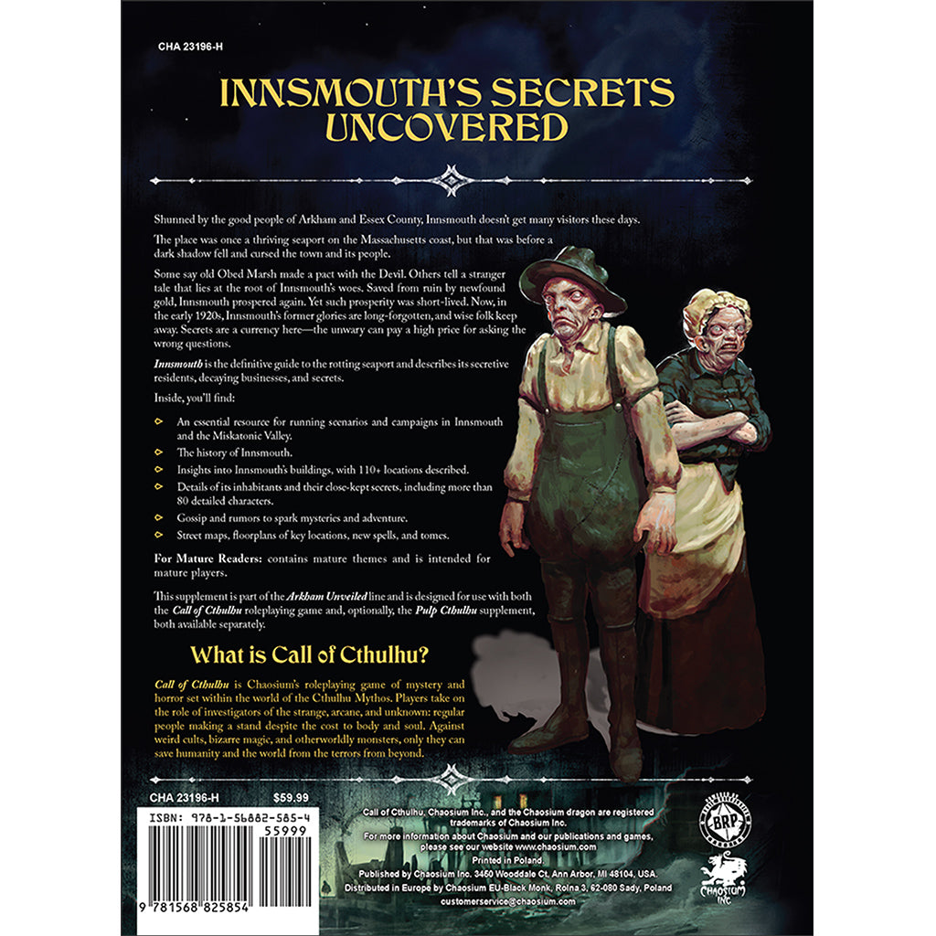 Call of Cthulhu RPG: Innsmouth