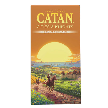 Catan: Cities and Knights 5-6 Player Expansion board game expansion components and cards