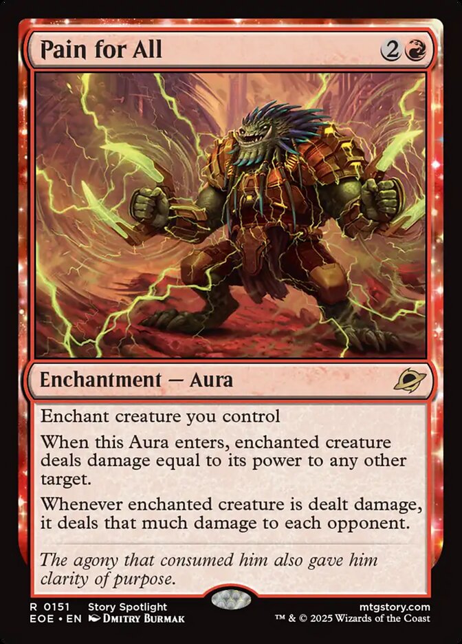 Pain for All - MTG Edge of Eternities 151 NM