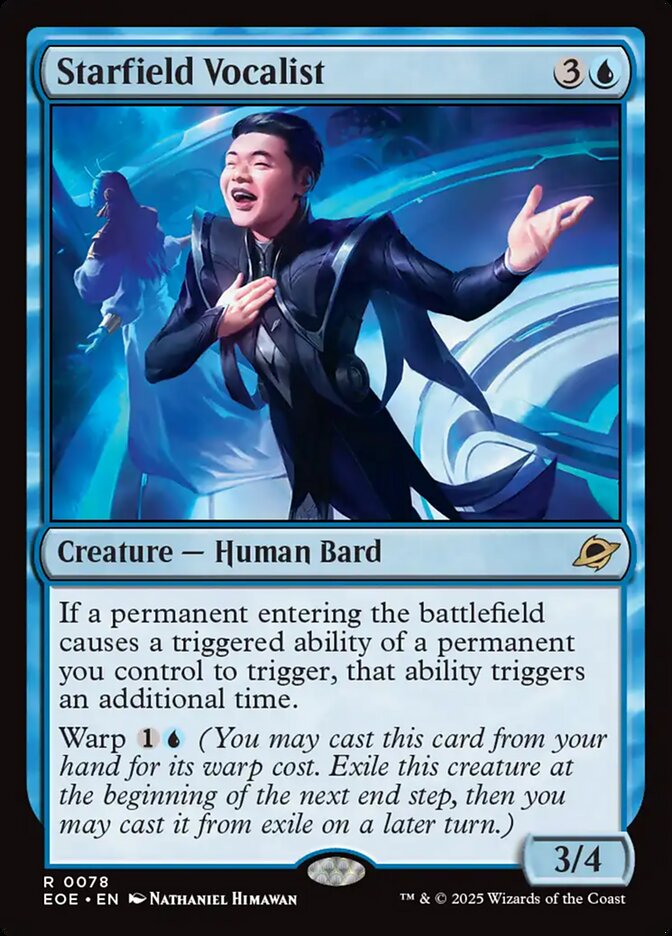 Starfield Vocalist - MTG Edge of Eternities 78 NM