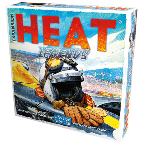 Heat - Legends board game rules booklet and card contents