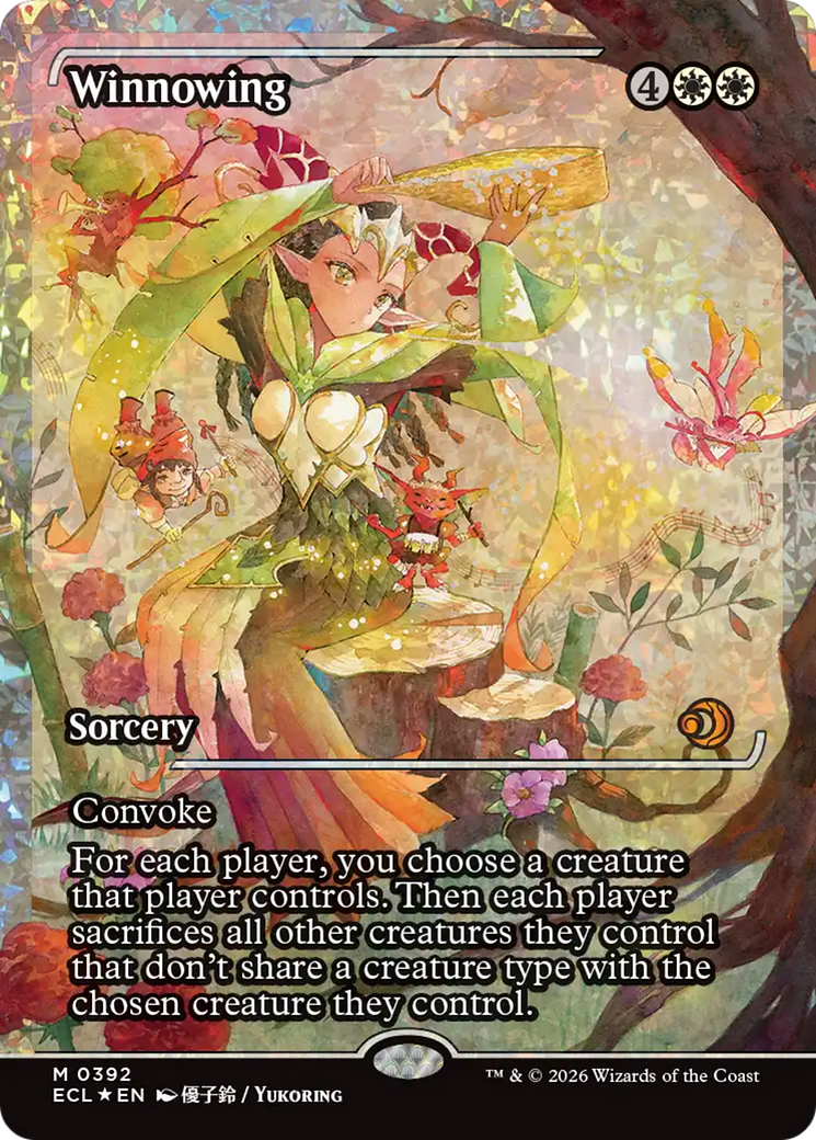 Winnowing (Showcase) (Fracture Foil) - Lorwyn Eclipsed