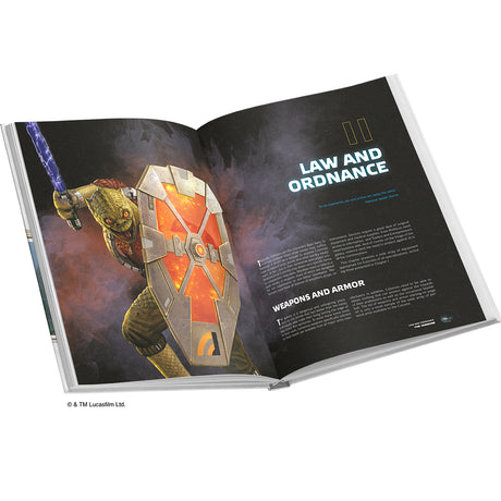 Star Wars Edge of the Empire - Far Horizons RPG showing sourcebook content and character options