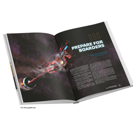 Star Wars - Edge of the Empire: Mask of the Pirate Queen RPG displaying maps and encounter locations