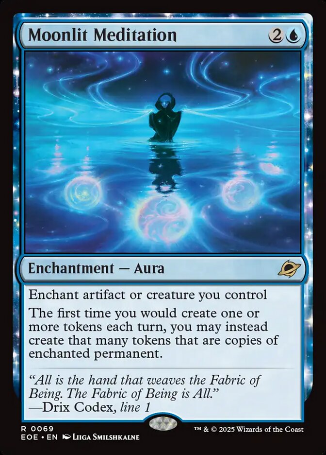Moonlit Meditation - MTG Edge of Eternities 69 NM