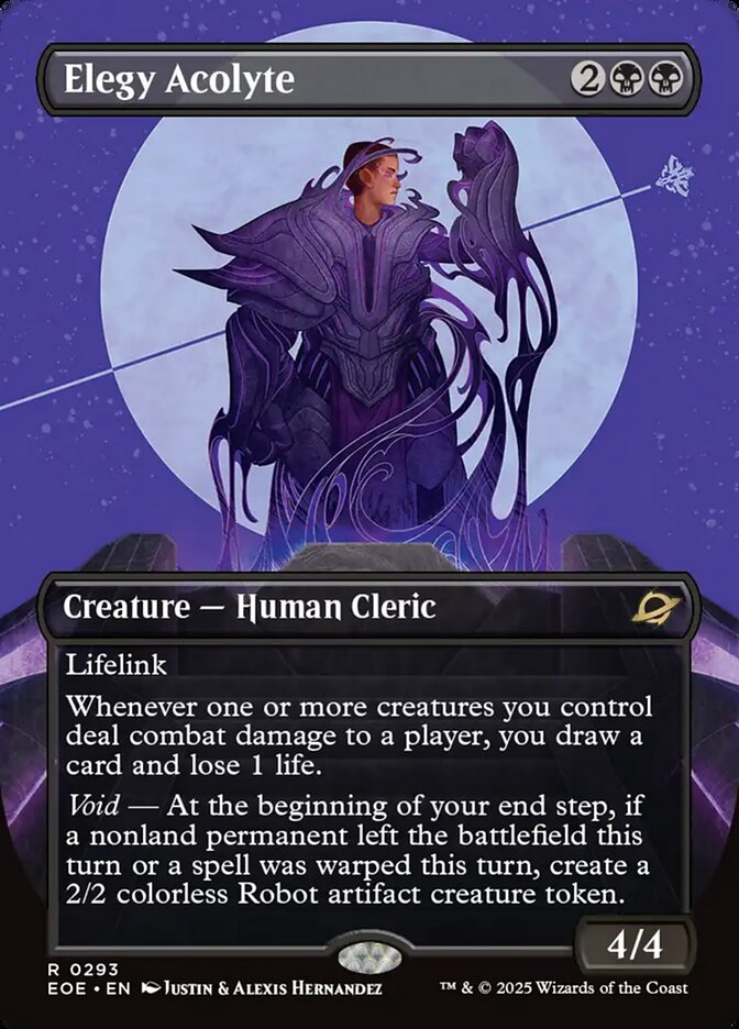 Elegy Acolyte Borderless - MTG Edge of Eternities 293 NM