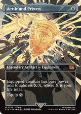 Aettir and Priwen Borderless FOIL - MTG Final Fantasy 350 NM