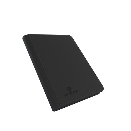 Zip-Up Album 8-Pocket Black zipper closure detail