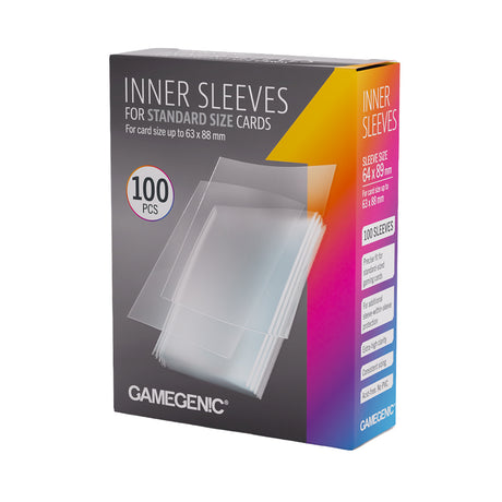 Inner Sleeves 64x89 front of packaging showing 100-count inner sleeves
