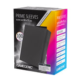 Prime Sleeves Black Standard Card Game 66x91 front packaging view