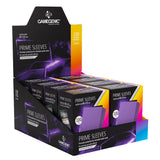 Prime Sleeves Purple Standard Card Game 66x91 sleeve texture and finish detail