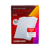 CATAN English Board Game Sleeves Clear
