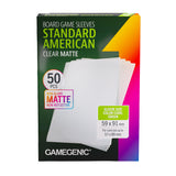 Board Game Sleeves Standard American Clear Matte | Elderwoods