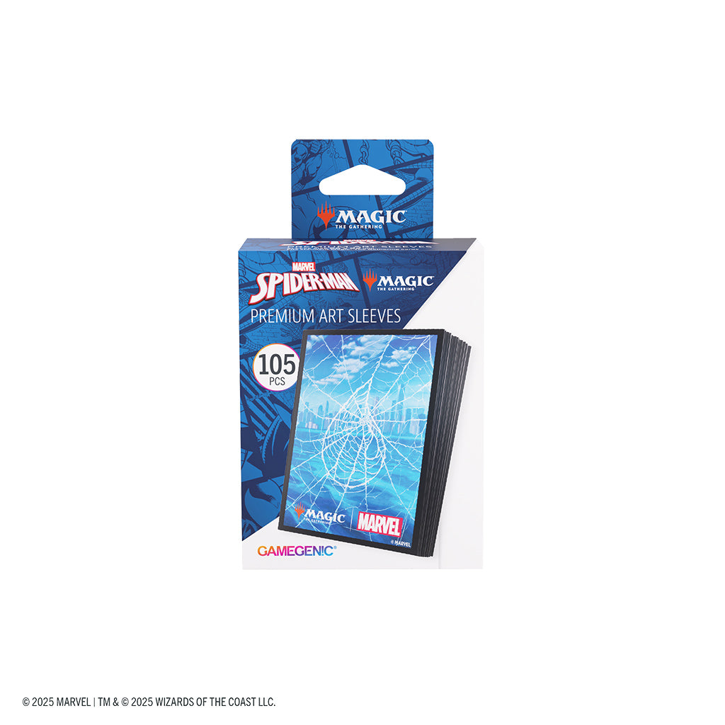 MTG: Marvel's Spider-Man Premium Art Sleeves - Spider-Man - Island (Pre-Order)