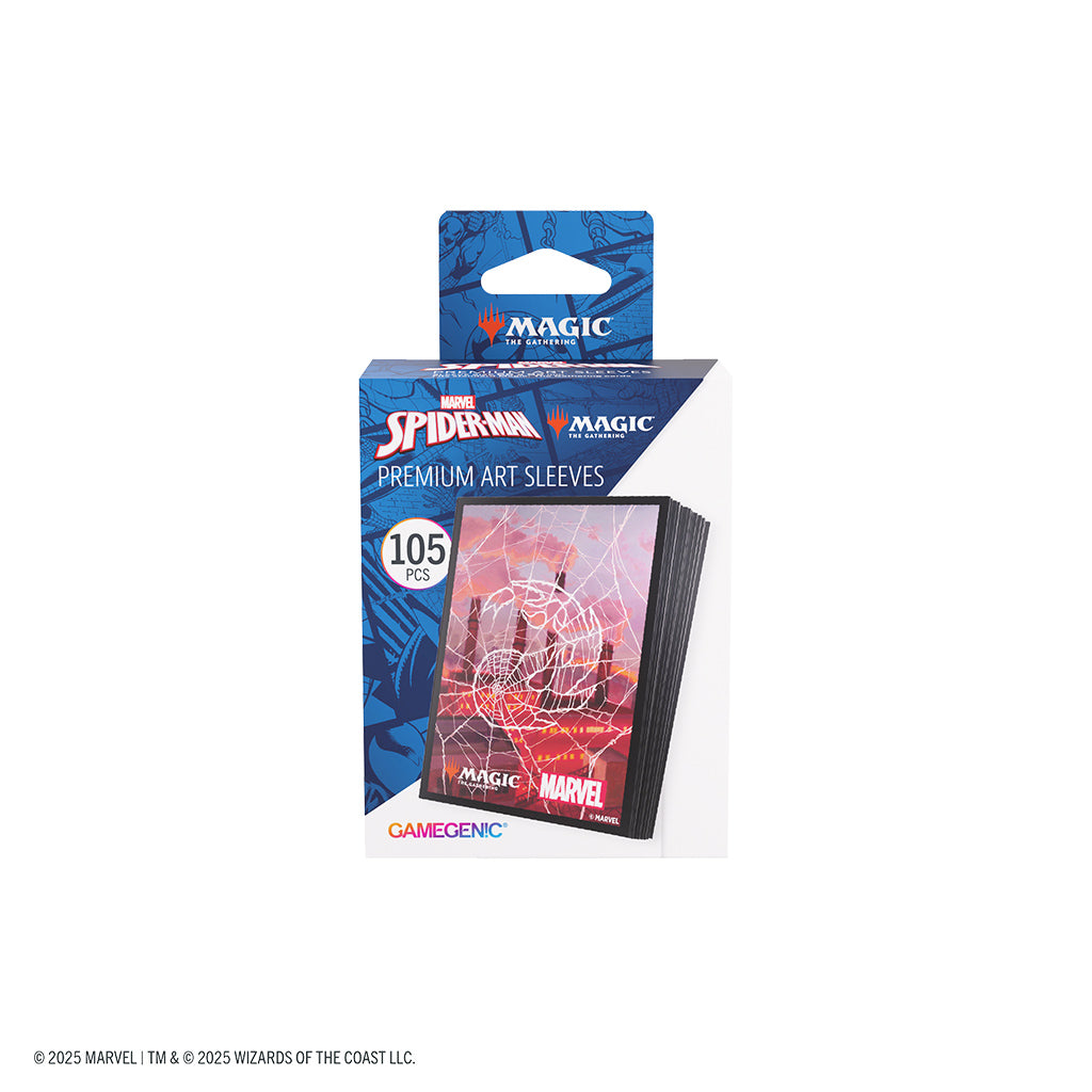 MTG: Marvel's Spider-Man Premium Art Sleeves - Spider-Man - Mountain (Pre-Order)