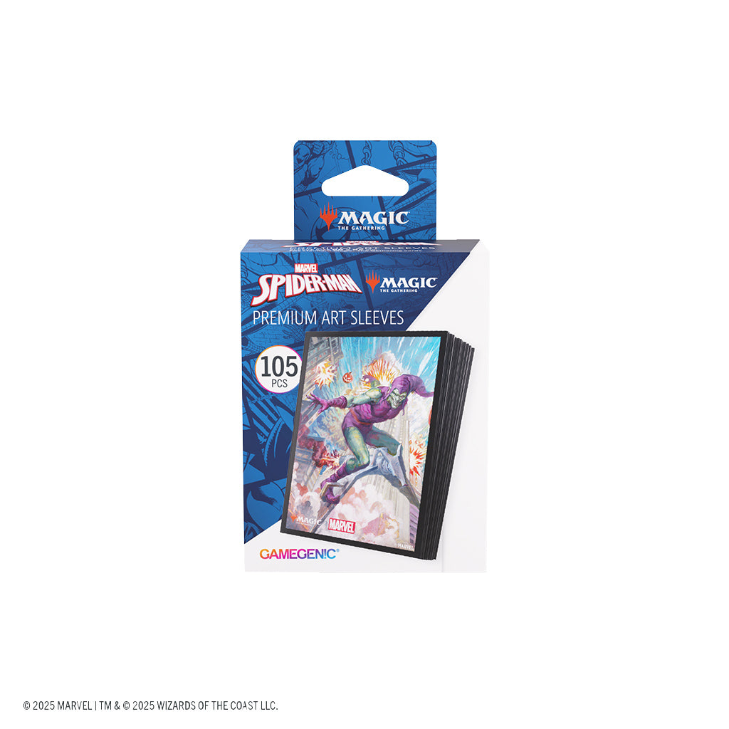 MTG: Marvel's Spider-Man Premium Art Sleeves - Green Goblin (Pre-Order)