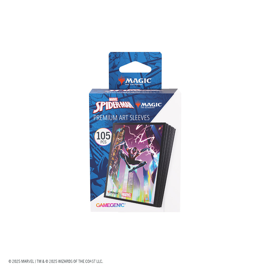 MTG: Marvel's Spider-Man Premium Art Sleeves - Spider-Man - Miles Morales (Pre-Order)