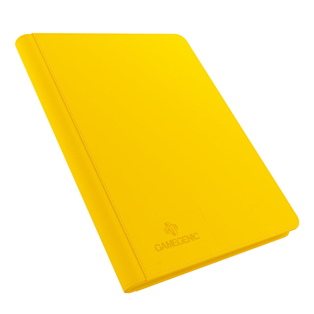  Zip-Up Album 18-Pocket Yellow zipper closure detail